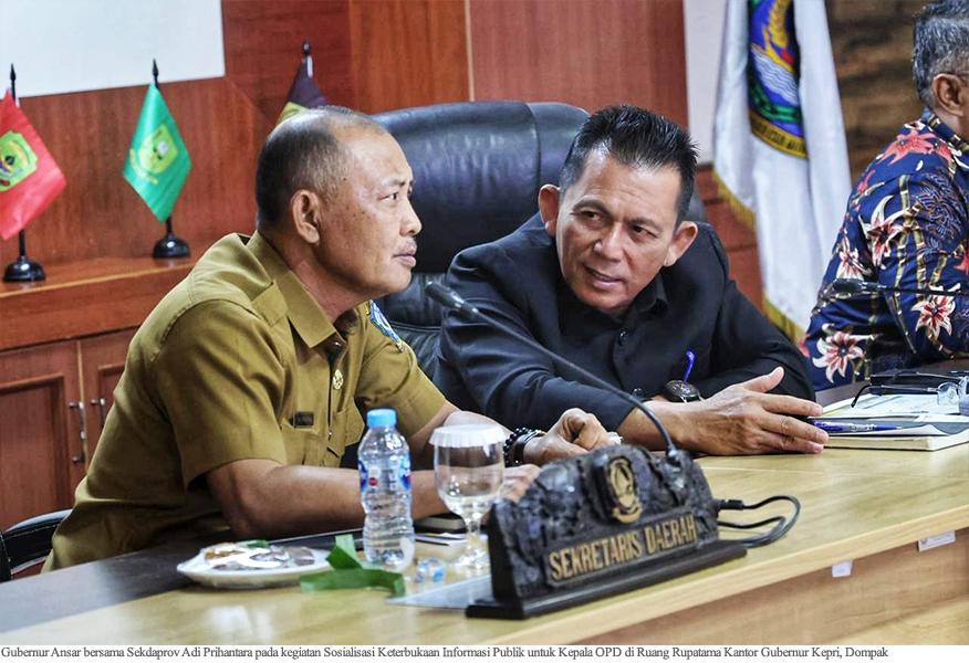 Gubernur Ansar Optimis Kepri Kembali Raih Predikat Provinsi Informatif